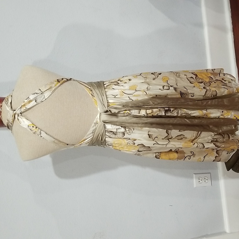 Arden B Women's Floral Silk Dress Size S
